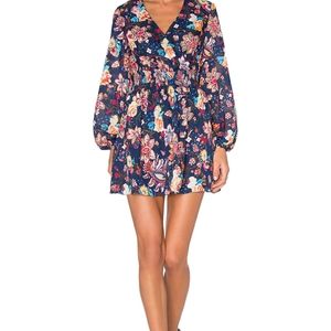 Haute Hippie long sleeve mini dress